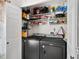 Interior closet laundry room featuring modern washer and dryer appliances for efficient chore management at 3137 Timucua Cir, Orlando, FL 32837