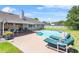 Backyard showcasing a private pool, patio area, and lounging chairs for outdoor relaxation at 3137 Timucua Cir, Orlando, FL 32837