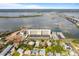Waterfront condominium featuring community pool, parking, boat docks, and waterway views at 3606 S Peninsula Dr # 707, Port Orange, FL 32127