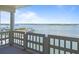 A balcony with a view of the lake and surrounding islands and boat docks at 3606 S Peninsula Dr # 707, Port Orange, FL 32127