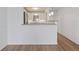 View of the kitchen with white cabinetry and stainless steel appliances at 3606 S Peninsula Dr # 707, Port Orange, FL 32127