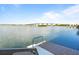 Waterfront view showcasing the community docks with bridge views at 3606 S Peninsula Dr # 707, Port Orange, FL 32127