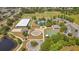 Aerial view of the community park and playground with athletic fields, courts, and open green spaces at 4219 Lillian Hall Ln, Orlando, FL 32812