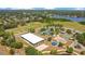 Aerial view of the community park offering a variety of outdoor activities and green spaces at 4219 Lillian Hall Ln, Orlando, FL 32812