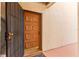 A solid, stylish front door offers a secure and welcoming entrance to the home, hinting at the charm within at 516 Orange Dr # 22, Altamonte Springs, FL 32701