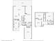 Detailed first and second floor plan showcasing the layout of the home at 702 Glasgow Ct, Winter Springs, FL 32708