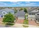 A beautiful aerial view of the house showcasing its premium location and well-manicured yard at 7605 Lake Hancock Blvd, Winter Garden, FL 34787