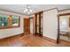 Bedroom with custom closet and view of bathroom at 806 E Amelia St, Orlando, FL 32803