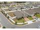 Aerial view of a neighborhood showcasing the property's location and surrounding community at 849 Avenal Ln, Davenport, FL 33837