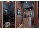 Stylish half bath, complete with sink, and decorative elements at 9730 Lounsberry Cir, Golden Oak, FL 32836
