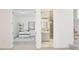 View of a home office and bathroom highlighting the floorplan and showcasing the contemporary finishes and design at 10139 Austrina Oak Loop, Winter Garden, FL 34787