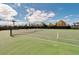Enjoy community tennis courts on a sunny day with well-maintained green courts and netting at 10139 Austrina Oak Loop, Winter Garden, FL 34787