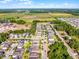 This aerial shot reveals homes in a well-planned community with established trees and landscaping at 1232 Turnbridge Pl, Oviedo, FL 32765