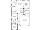 Detailed floor plan featuring kitchen, bedrooms, Gathering room, lanai and 2-car garage at 1232 Turnbridge Pl, Oviedo, FL 32765