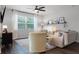 Inviting living room with comfortable seating, lots of light, and decorative accents at 1232 Turnbridge Pl, Oviedo, FL 32765