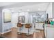 Spacious kitchen with granite countertops, stainless steel appliances, and island seating at 1421 N Hampton Ave, Orlando, FL 32803