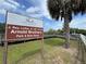 Lake County park sign at the entrance to Arnold Brothers Park & Boat Ramp at 1880 Perch Hammock Loop, Groveland, FL 34736