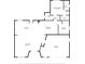 Floor plan featuring primary bedroom and bath, kitchen, living room, garage and more at 1965 Greenview Dr, Deltona, FL 32725