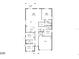 Floor plan for the Castaway model featuring four bedrooms and three bathrooms at 2009 Stone Wall Ct, Lake Hamilton, FL 33851