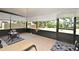This open-air lanai offers serene views of the backyard and landscaping at 2102 Urbana Ave, Deltona, FL 32725