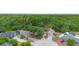 Aerial view of a desirable neighborhood with well-maintained homes, mature trees, and a peaceful atmosphere at 232 Oxford Rd, Davenport, FL 33896