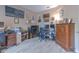 Home office space featuring two workstations, natural light, and ample storage at 269 Englenook Dr, Debary, FL 32713