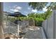 Outdoor patio with a gazebo, BBQ grill, and lush backyard at 269 Englenook Dr, Debary, FL 32713