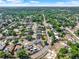 A scenic aerial view of a residential area featuring well-maintained streets, houses, and green trees on a sunny day at 2811 Citron Dr, Longwood, FL 32779