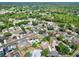 An aerial view of a neighborhood showcasing various homes, lush greenery, and community layout at 2811 Citron Dr, Longwood, FL 32779