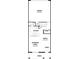 First floor floorplan featuring a living room, kitchen, dining area, and garage at 2831 Camellia Flower St, Apopka, FL 32703
