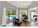 Bright office featuring access to the pool, computer, and natural light at 370 Brushwood Ln, Winter Springs, FL 32708