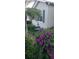 Beautiful landscaping with vibrant purple flowers and a decorative fountain in the front yard at 3700 Plantation Blvd, Leesburg, FL 34748