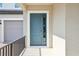 Stylish front door with glass accents and black hardware at 5242 Citrus Leaf, Winter Garden, FL 34787