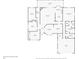 Detailed floor plan showcasing the layout of the home's rooms, including bedrooms, bathrooms, kitchen, and living areas at 7703 Pine Vista Ct, Orlando, FL 32819