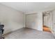 Spacious bedroom with closet and neutral walls at 8660 Sw 137Th Ct, Dunnellon, FL 34432