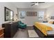Bedroom featuring dark wood flooring and neutral decor at 12335 Sumter Dr, Orlando, FL 32824