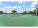 Community tennis courts with well-maintained green surface and lighting for evening games at 14537 Cheever St, Orlando, FL 32828