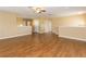 Open loft area with wood floors and multiple entry ways at 173 Donner Dr, Winter Garden, FL 34787
