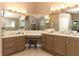 Bathroom with dual sinks, vanity, and updated fixtures offers a spa-like experience at 1937 Crystal Downs Ct, Oviedo, FL 32765