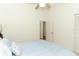 Bedroom featuring carpet, a ceiling fan, and a closet for storage at 1937 Crystal Downs Ct, Oviedo, FL 32765