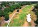 Expansive golf course view, near residential homes, with sand traps and a winding cart path at 1937 Crystal Downs Ct, Oviedo, FL 32765