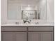 Bathroom with double vanity and modern fixtures at 207 Taylor Groves Dr, Lake Wales, FL 33898