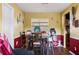 Functional dining room with natural lighting and laminate wood flooring at 3041 Dikewood Ct, Winter Park, FL 32792