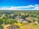 An aerial view shows a beautiful estate surrounded by trees and expansive land at 38241 County Road 439, Eustis, FL 32736