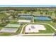 Active community amenities, including tennis, basketball, playground, and bocce ball court at 3904 Woodsfield Ct, Orlando, FL 32822