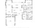 Detailed floor plan showcasing the layout of the home, including room dimensions and features at 3960 Lake Mira Dr Dr, Orlando, FL 32817