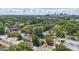 A lovely neighborhood with tree canopies and houses can be seen from an aerial perspective at 418 W Princeton St, Orlando, FL 32804
