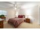 Comfortable bedroom with carpet flooring and classic decor at 429 Kimberly Ct, Sanford, FL 32771