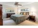 Bright bedroom featuring neutral tones, large windows, and comfortable furnishings at 429 Kimberly Ct, Sanford, FL 32771