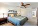 Comfortable bedroom featuring a ceiling fan and closet at 429 Kimberly Ct, Sanford, FL 32771